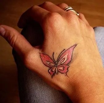 Black & Pink Butterfly